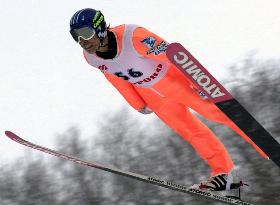 Fukita edges Harada to win Olympic memorial ski jumping